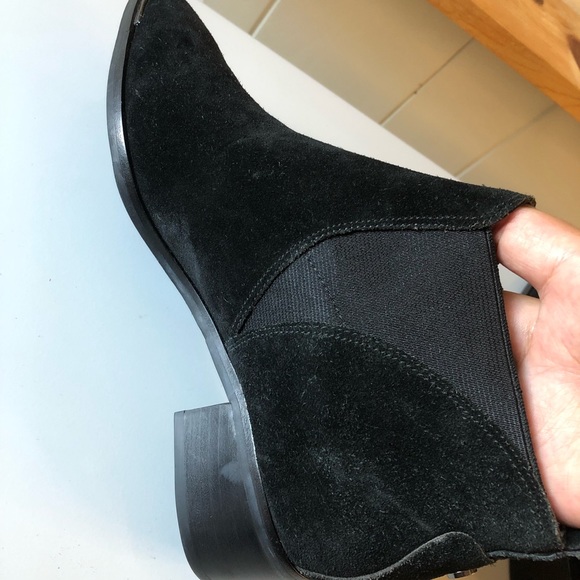 *MARC FISHER Unisex Chelsea Pointy Western Suede Bootie Women’s Size 7.5 Booties - Picture 6 of 11